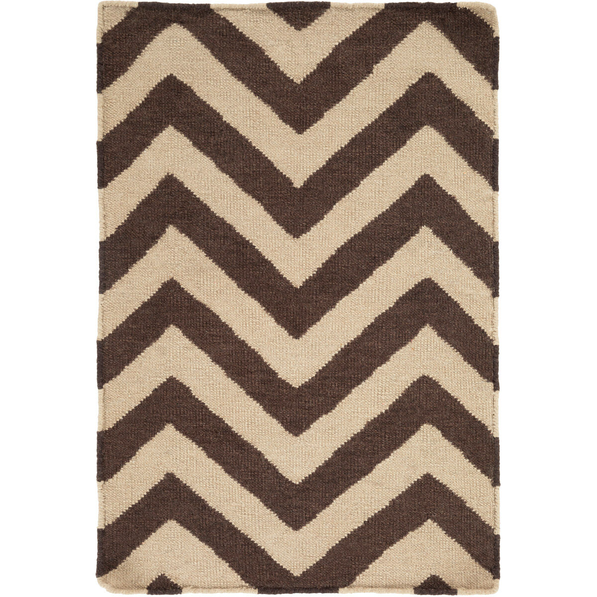 Frontier 36 X 24 inch Dark Brown, Khaki Rug