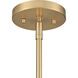 Pelham 2 Light 10 inch Satin Brass Pendant Ceiling Light