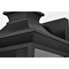 Jasper 11 inch Matte Black Outdoor Wall Lantern, Small