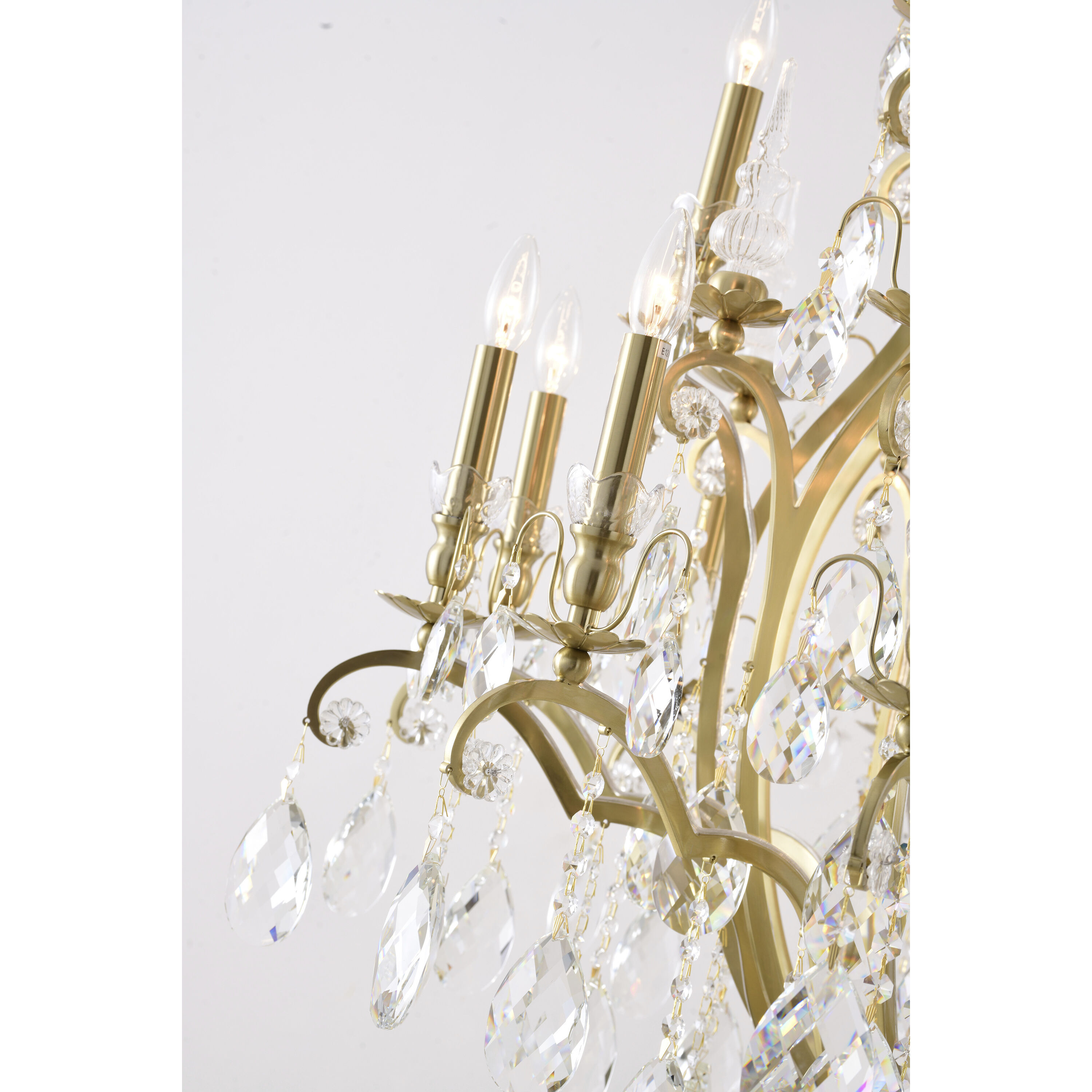 Canada 13 Light 36.5 inch Antique Brass Chandelier Ceiling Light