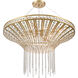 Fantania 8 Light 36 inch Champagne Gold Chandelier Ceiling Light