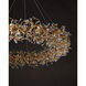 Crystal Bud 24 Light 57.5 inch Brass Ring Chandelier Ceiling Light, Grande