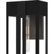 Boswell 1 Light 16 inch Matte Black Outdoor Wall Lantern, Medium