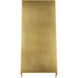 Sean Lavin Brompton LED Natural Brass ADA Wall Sconce Wall Light, Integrated LED