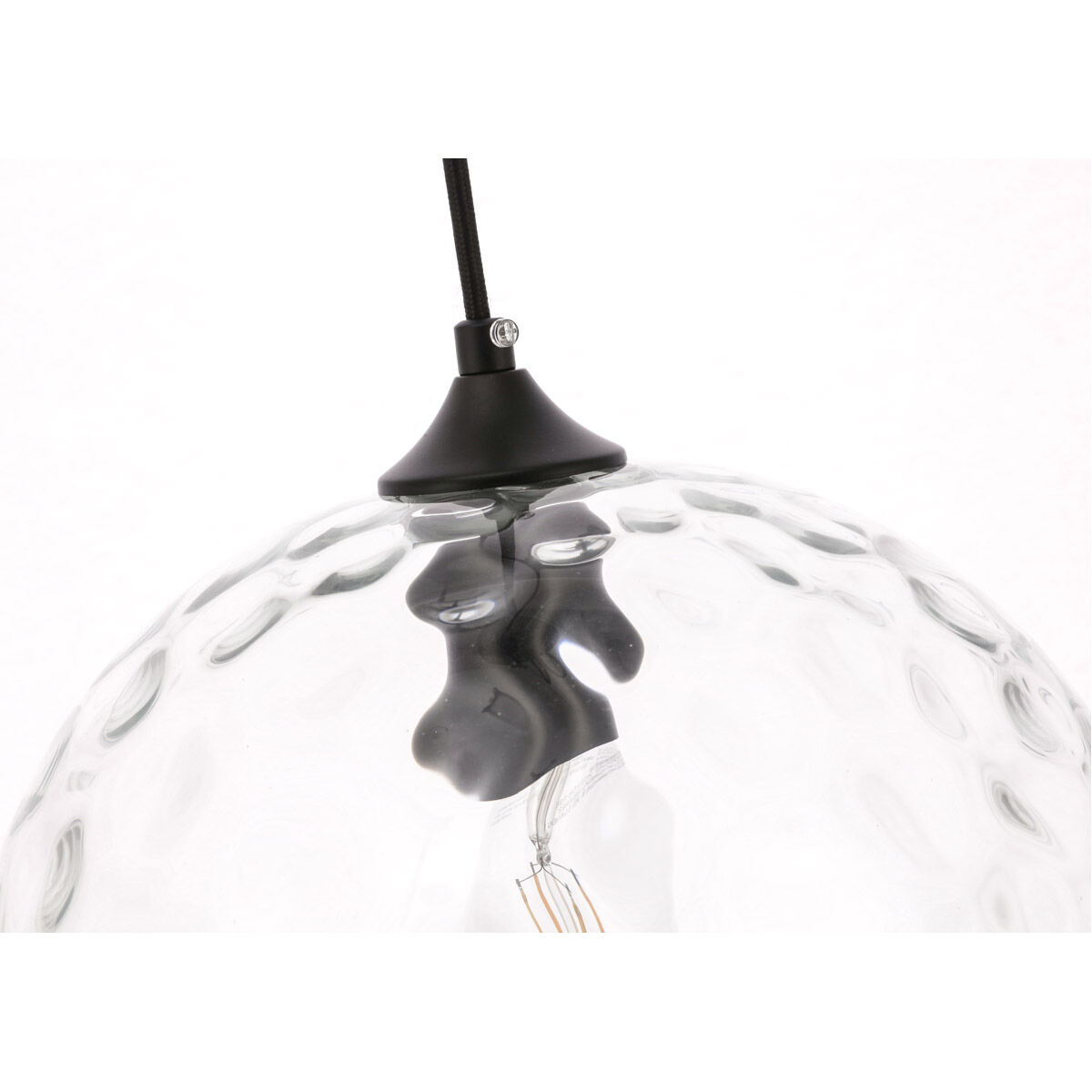 Gibson 1 Light 12 inch Black Pendant Ceiling Light