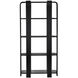 Giza Matte Black Bookcase
