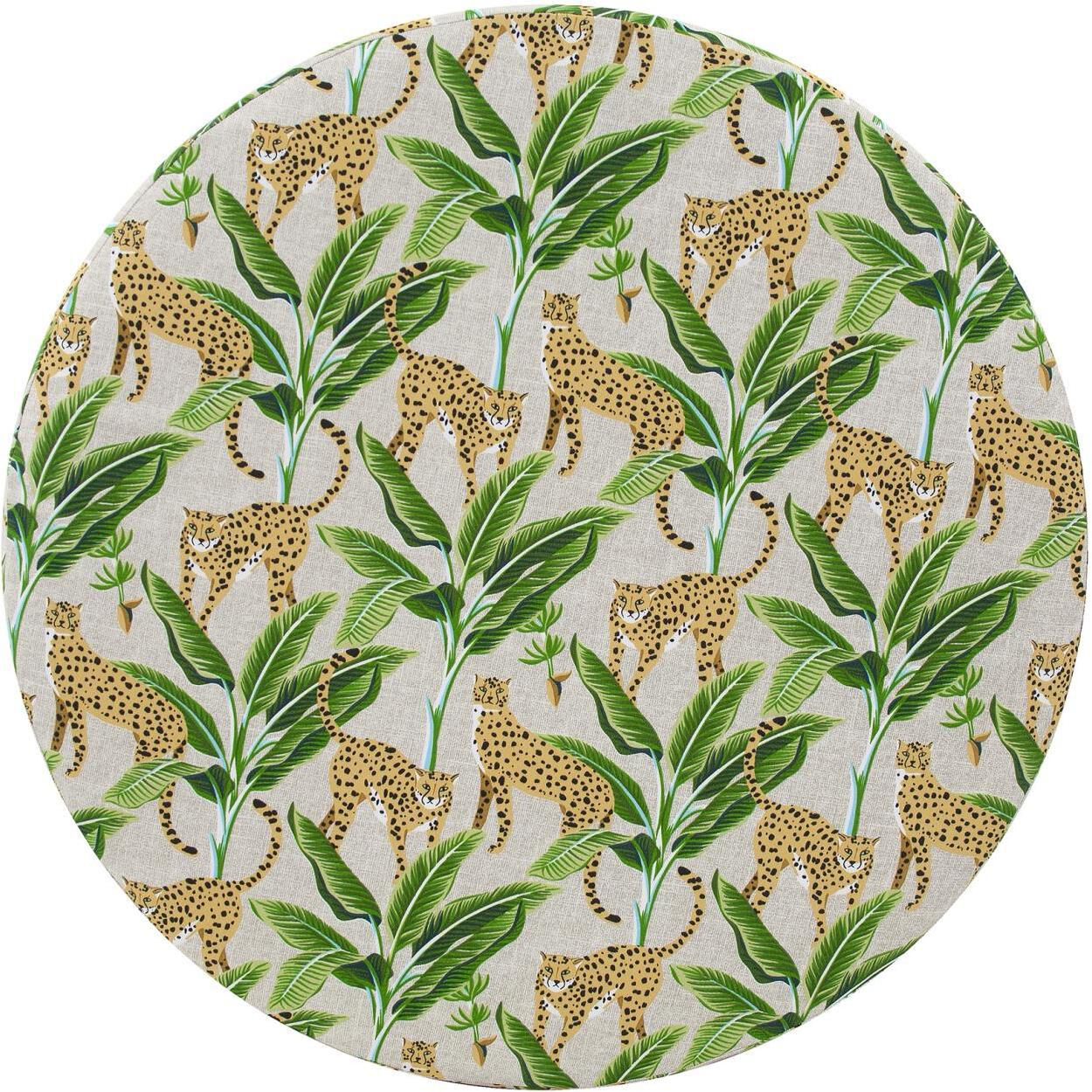 Safari Universal 18 inch Natural Outdoor Ottoman Frame & Cover