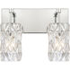 Forma de Crystal Vanity Light Wall Light