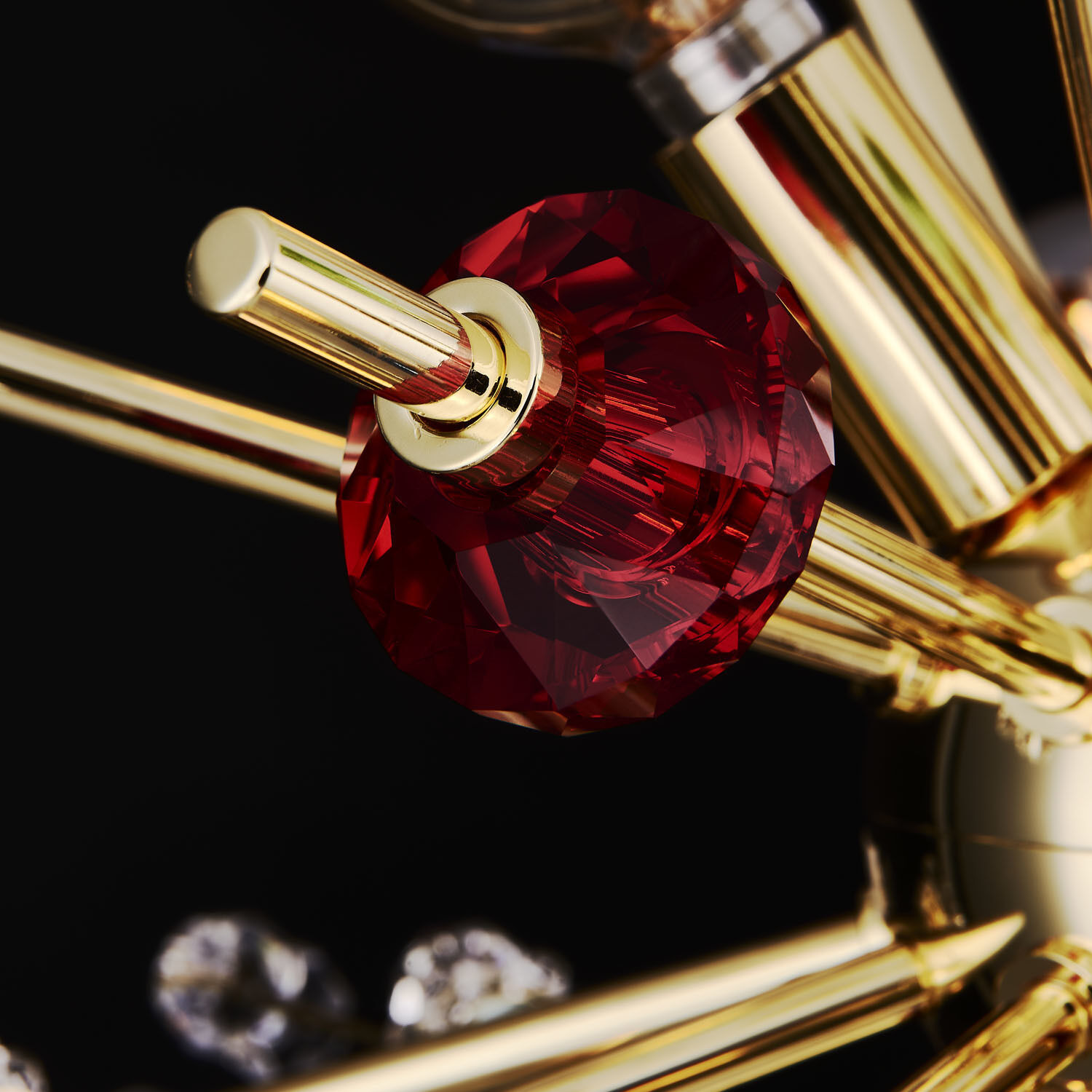 Constellation 6 Light 13 inch 18K Gold Pendant Ceiling Light