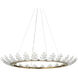 Oakwreath 1 Light 47 inch Polished Antique Brass Chandelier Ceiling Light