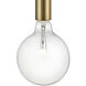 Bobbie LED 5.5 inch Lacquered Brass Pendant Ceiling Light