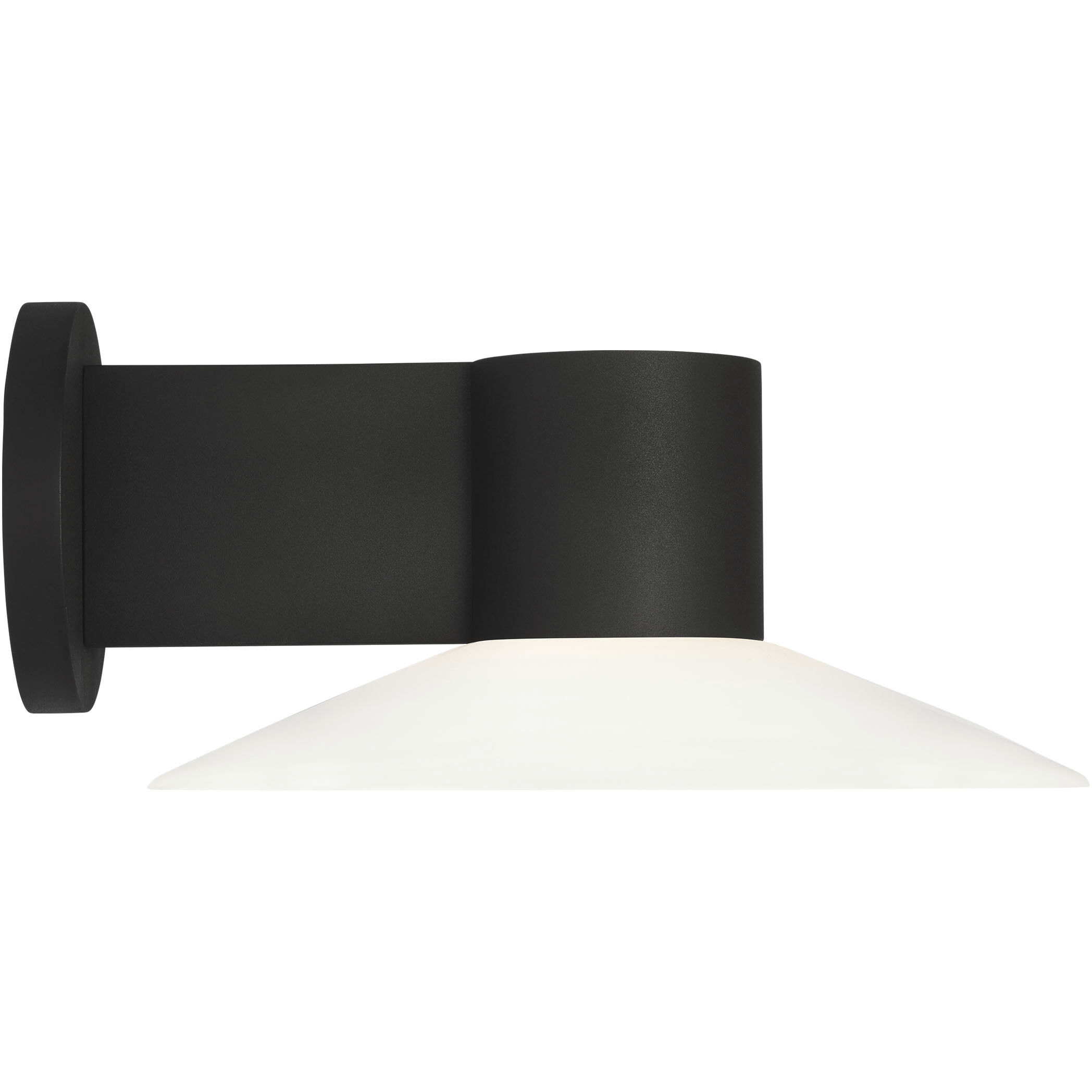 Barbara Barry Focal LED 8.5 inch Textured Black Outdoor Sconce