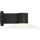 Barbara Barry Focal LED 8.5 inch Textured Black Outdoor Sconce