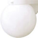 Nome 1 Light 7 inch White Outdoor Sconce