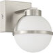 Emma 5.5 inch Brushed Steel Wall Sconce Wall Light