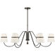 Althia 6 Light 43.75 inch Textured Dark Bronze Chandelier Ceiling Light