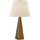 Dunham 32 inch 100.00 watt Brass Table Lamp Portable Light, Coco & Dash
