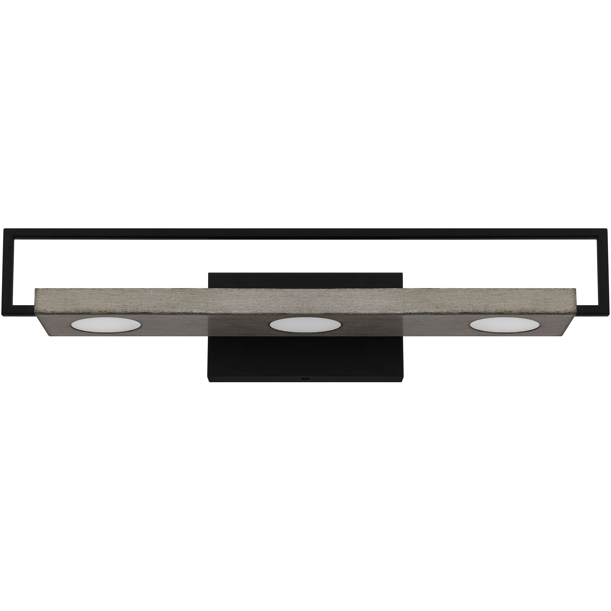 Winnett LED 24 inch Matte Black Bath Light Wall Light