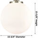 Franklin Restoration Beacon 1 Light 16 inch Brushed Satin Nickel Pendant Ceiling Light in Incandescent, Seedy
