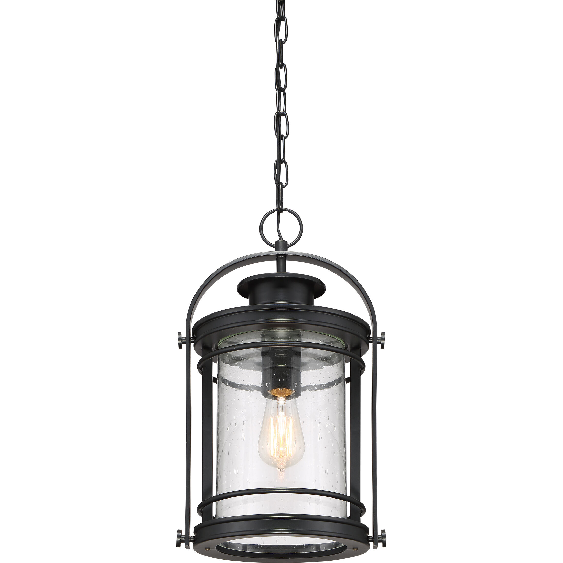 Booker 1 Light 11 inch Mystic Black Mini Pendant Ceiling Light, Small