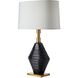 Estrada 150.00 watt Navy Optic Table Lamp Portable Light
