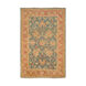 Hillcrest 36 X 24 inch Teal/Burnt Orange/Olive/Lime Rugs, Wool