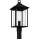 Fletcher 1 Light 21 inch Earth Black Outdoor Post Lantern