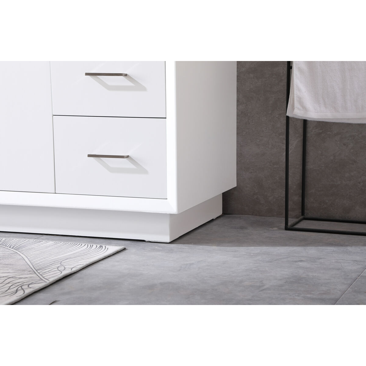 Hayes 60 X 22 X 35 inch White Vanity Sink Set