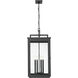 Hartwell 6 Light 15 inch Sand Black Outdoor Chain Mount Ceiling Fixture