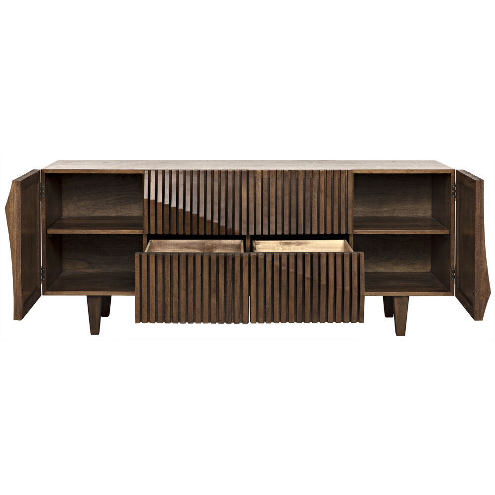 Jin-Ho 78 X 23 inch Dark Walnut Sideboard