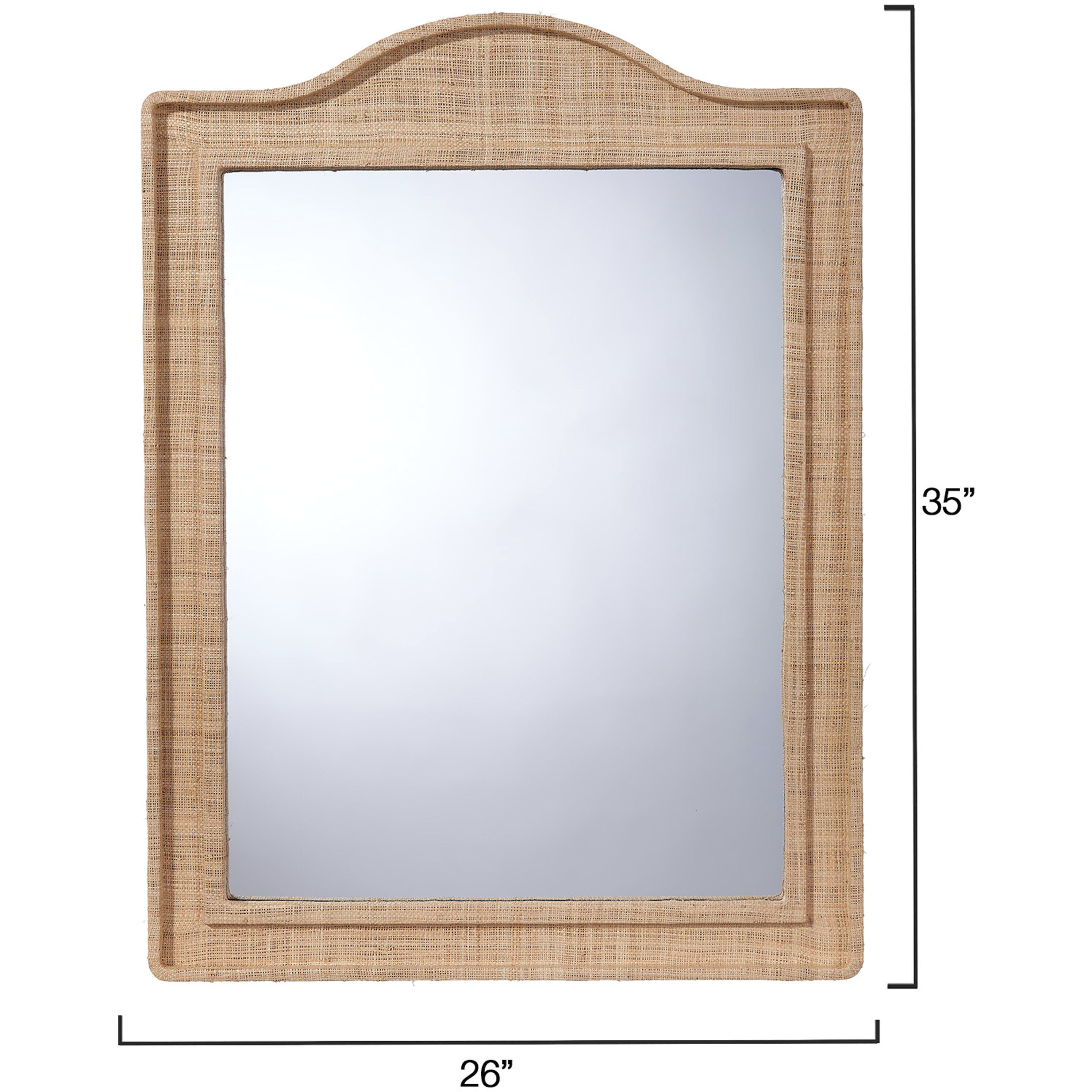 Hilltop 35 X 26 inch Natural Wall Mirror