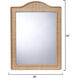 Hilltop 35 X 26 inch Natural Wall Mirror