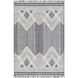 Cheyenne 72 X 48 inch Charcoal/Ivory/Medium Gray Rugs, Rectangle