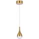 Amherst 1 Light 5 inch Satin Gold Pendant Ceiling Light