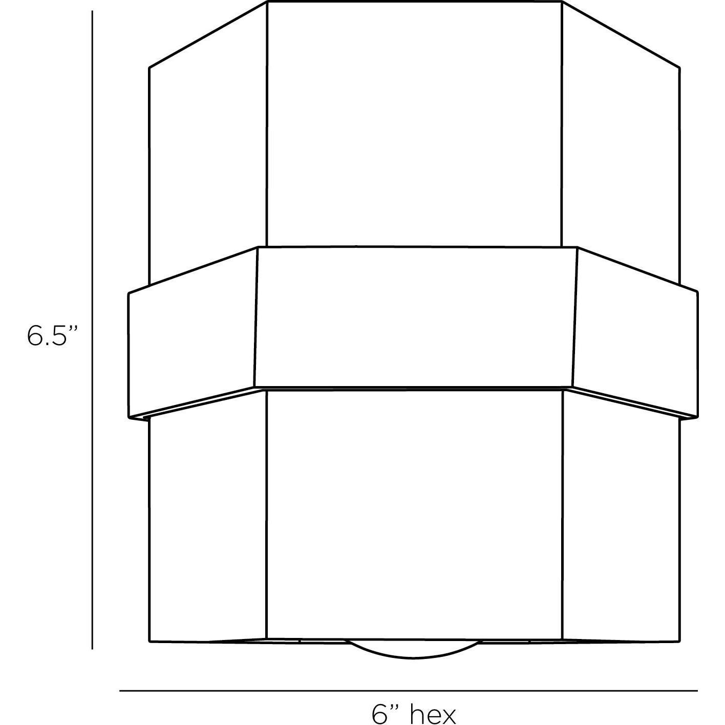 Bristol 1 Light 6 inch Antique Brass Flush Mount Ceiling Light