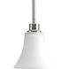 Athy 1 Light 6 inch Brushed Nickel Mini-Pendant Ceiling Light