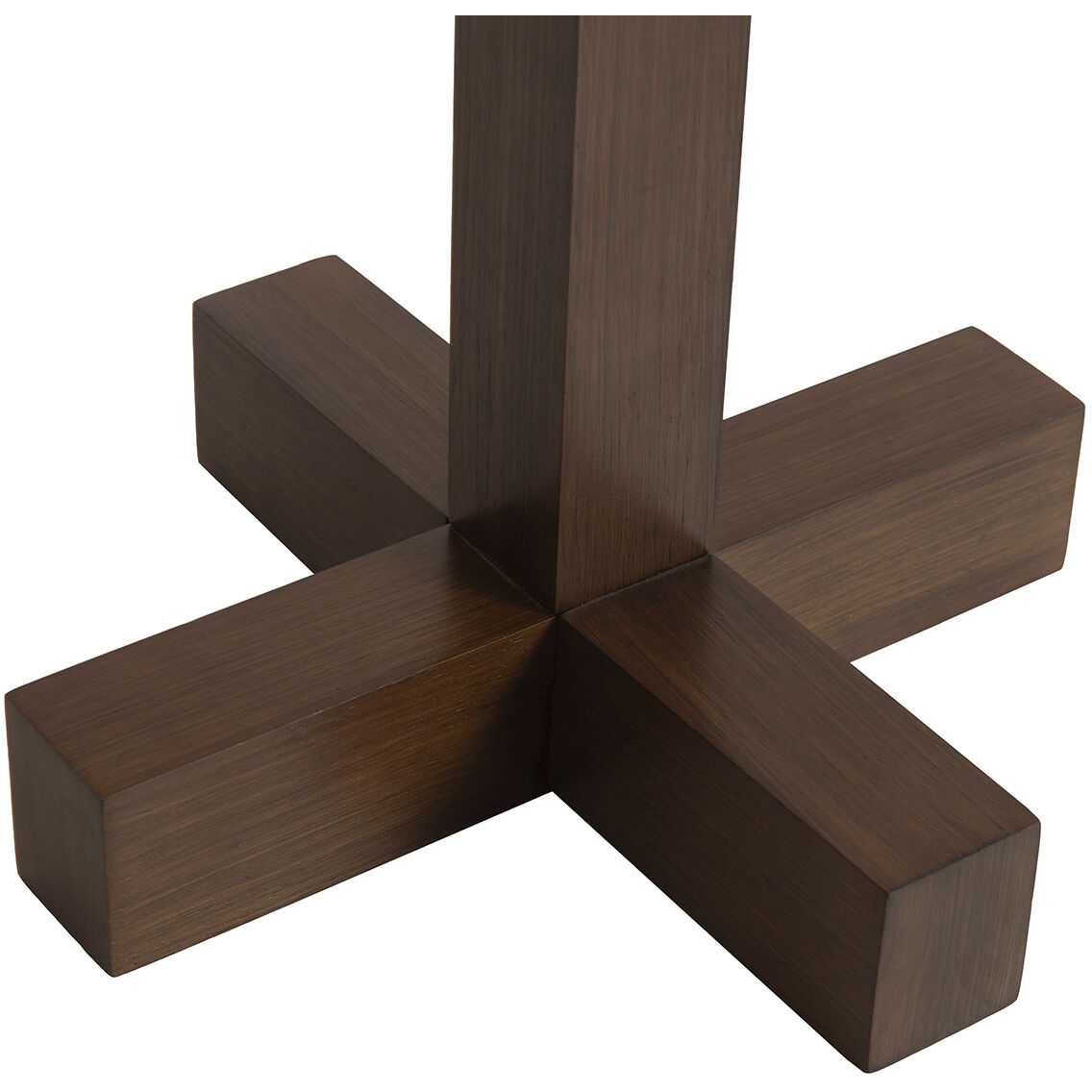 Swiss Cross 29 inch 23.00 watt Dark Walnut and Weathered Brass Table Lamp Portable Light