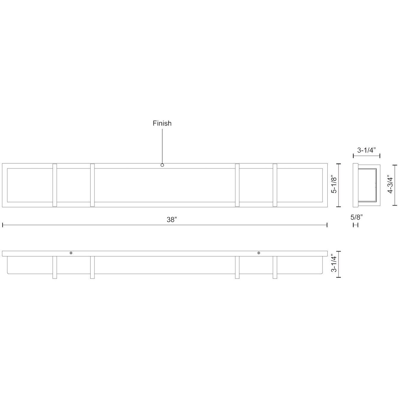 Alberni Bath Vanity Light Wall Light in Chrome