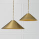 Joss 1 Light 13 inch Aged Brass Pendant Ceiling Light