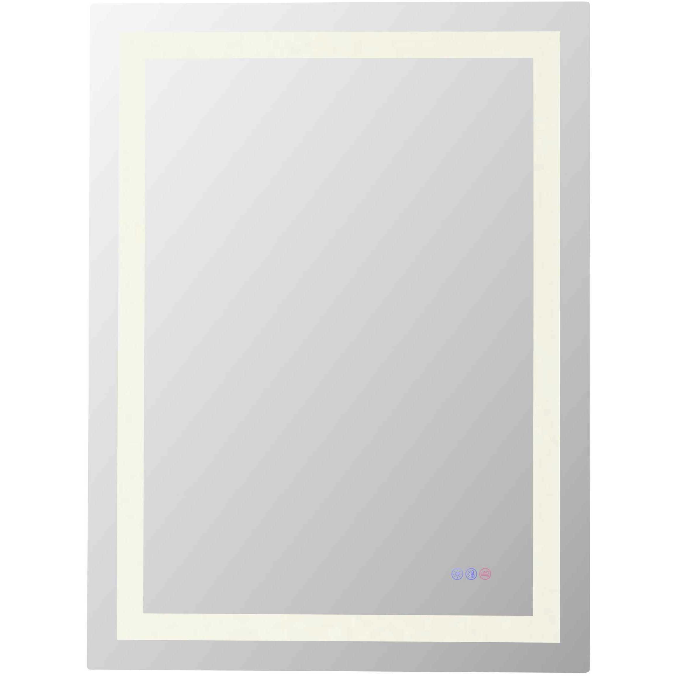 Riven 40 X 30 inch White LED Mirror