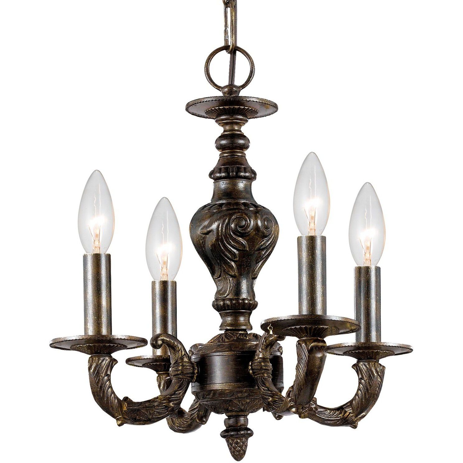 Paris Market 4 Light 13.50 inch Mini Chandelier