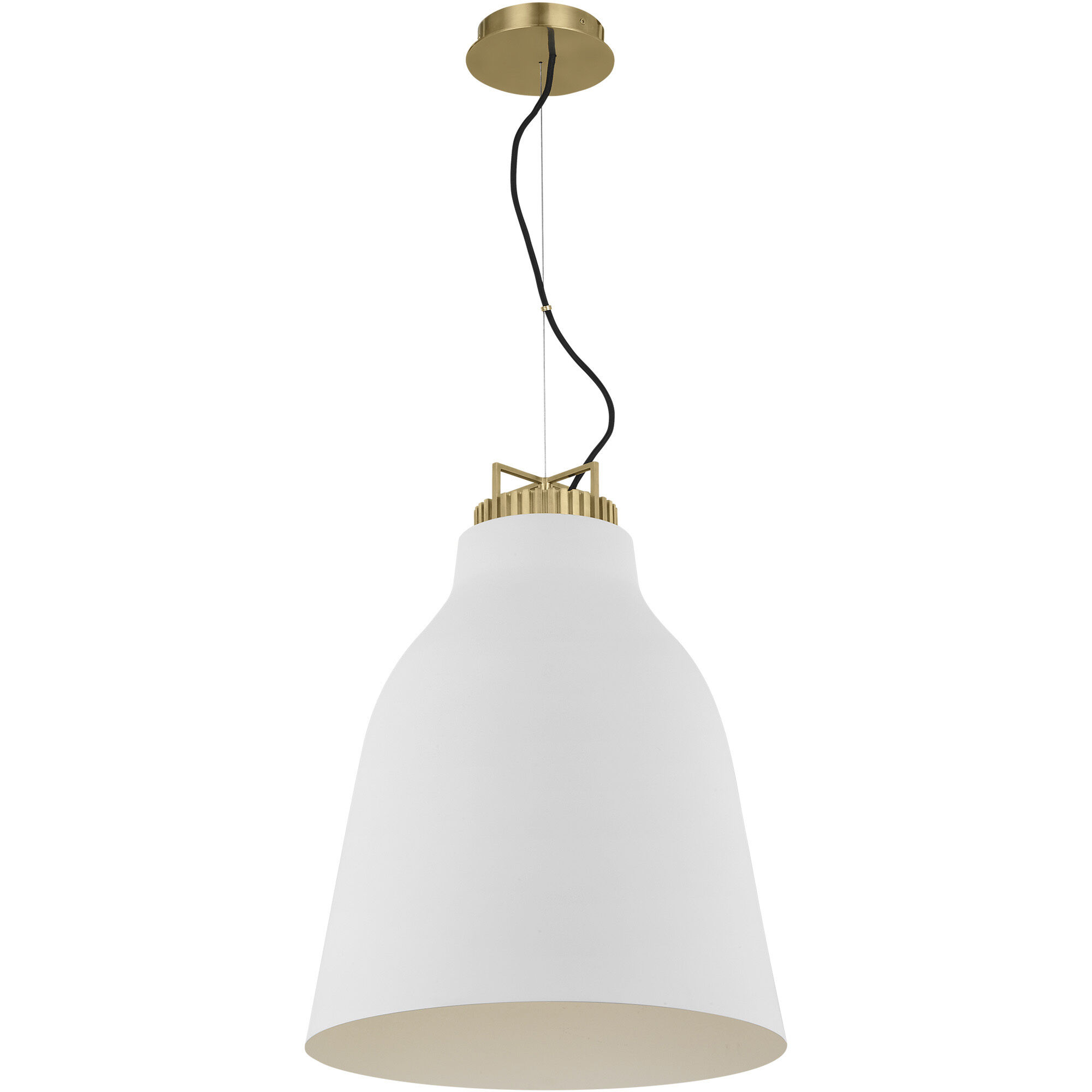 Sean Lavin Forge Line-Voltage Pendant Ceiling Light in Matte White