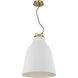 Sean Lavin Forge Line-Voltage Pendant Ceiling Light in Matte White