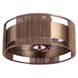 Kensey 2 Light 14.13 inch Satin Brass Semi Flush Ceiling Light
