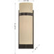Weston 1 Light 4.5 inch Mediterranean Bronze Wall Sconce Wall Light