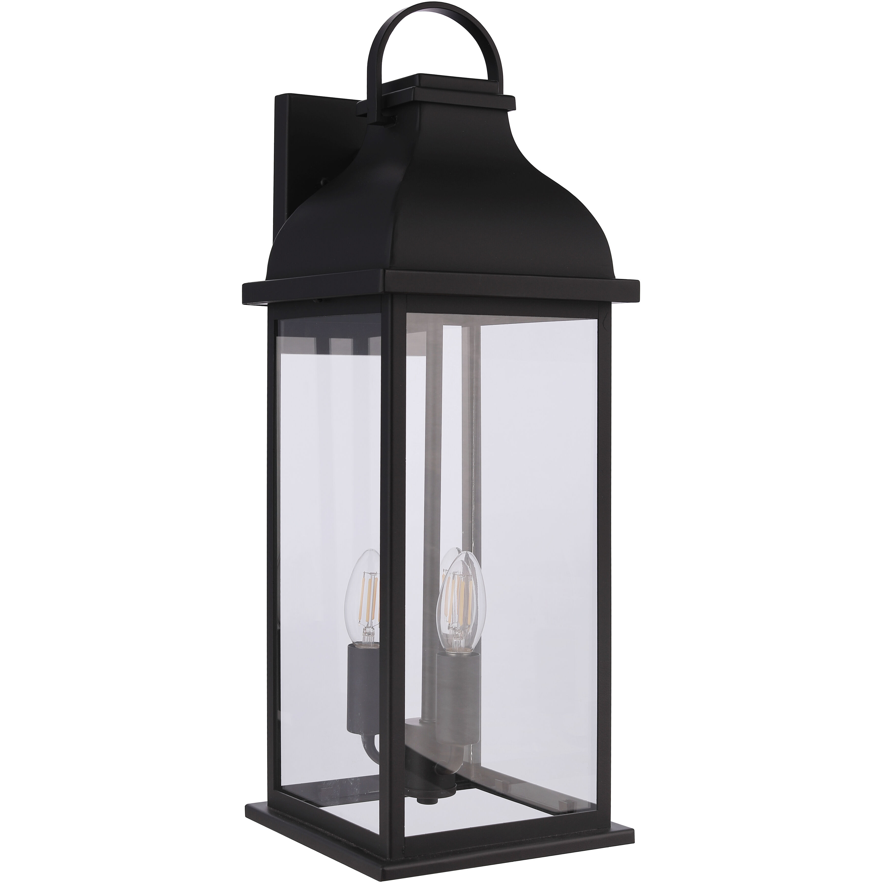Bent Tree 3 Light 22.75 inch Midnight Outdoor Wall Lantern