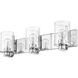 Beckett 3 Light 23 inch Chrome Vanity Wall Light