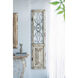 Chalet Distressed White Wall D&eacute;cor