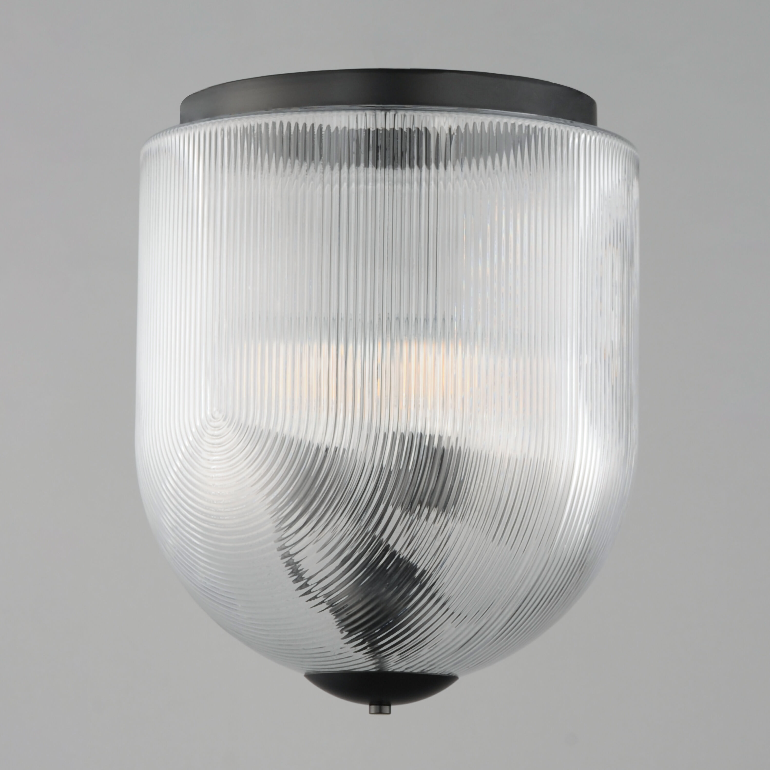 Dune 4 Light 15.75 inch Black Semi-Flush Mount Ceiling Light