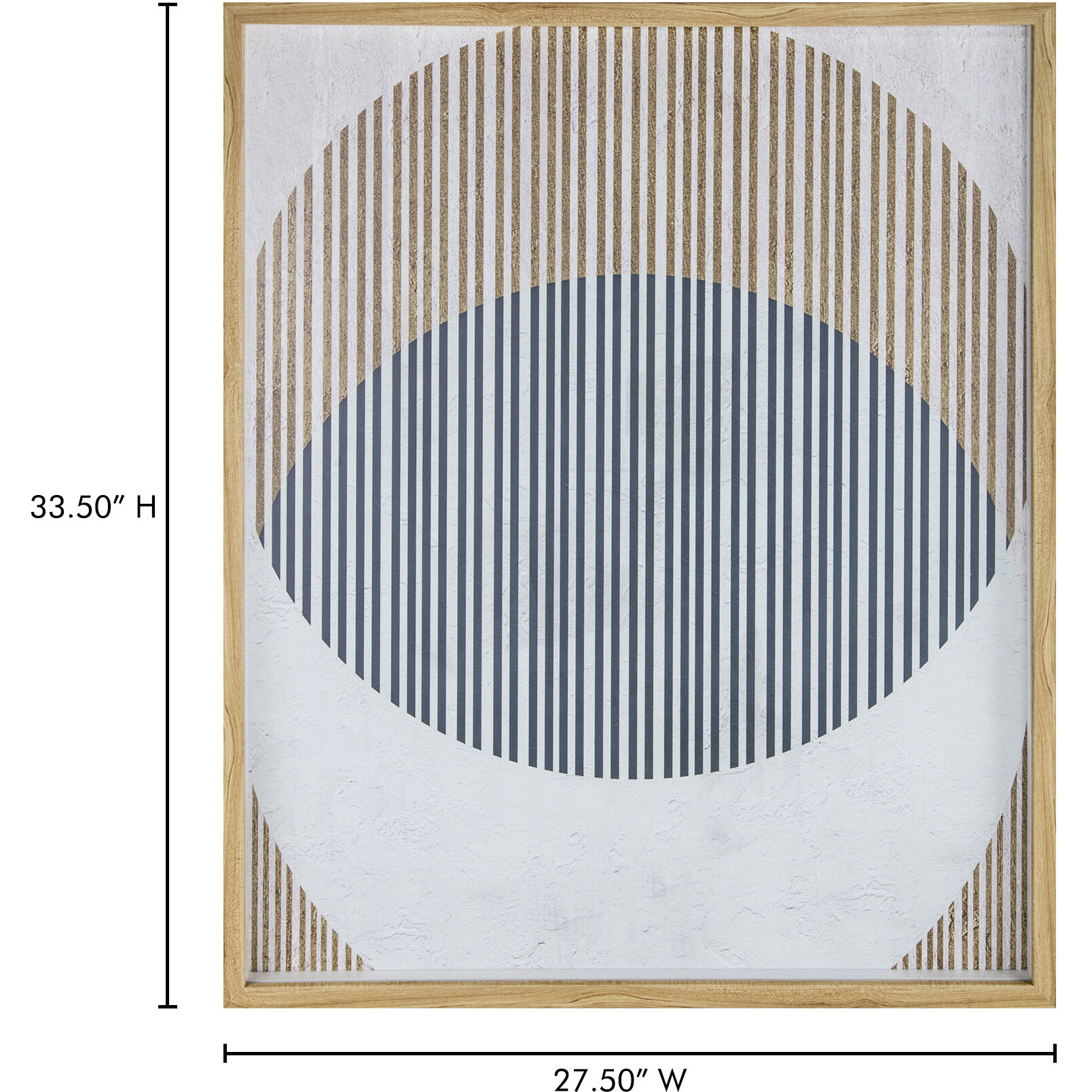 Delight 34 X 28 inch Abstract Print